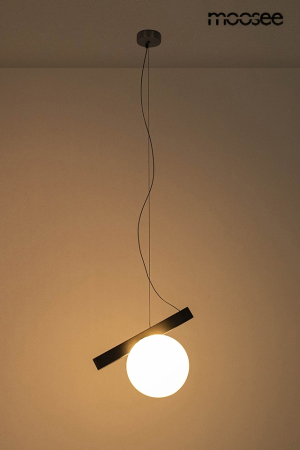 Pendul Balance 225x35x225 cm, Oțel Inoxidabil și Sticlă Grafit - Moosee [1]