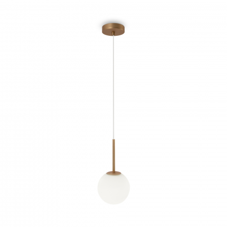 Produse - Pendul Basic Form MOD521PL-01G1, 1xE14, auriu+alb, IP20, Maytoni