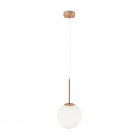 Produse - Pendul Basic Form MOD521PL-01G3, 1xE14, auriu+alb, IP20, Maytoni