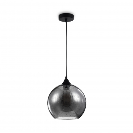 Lustre - Pendul Bergen T314-11-B, 1xE27, negru+fumuriu, IP20, Maytoni