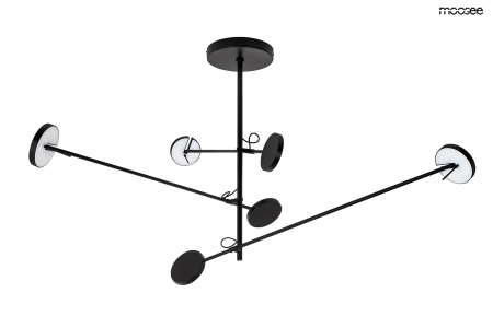 Produse - Pendul Bobbie 3 120x120x80 cm, Oțel Negru - Moosee