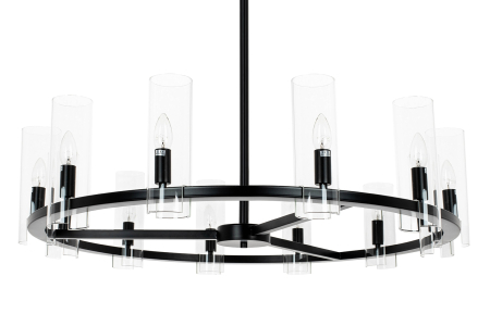 Produse - Pendul Candel Crown, Oțel Negru - Kare Design