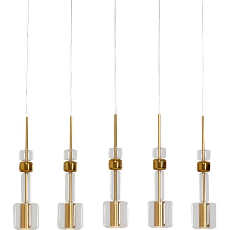 Pendul Candy Bar 103x13x60 cm, Sticlă Transparentă și Accente Aurii Auriu - Kare Design [1]