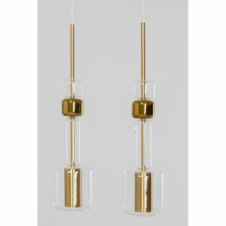Pendul Candy Bar 103x13x60 cm, Sticlă Transparentă și Accente Aurii Auriu - Kare Design [4]