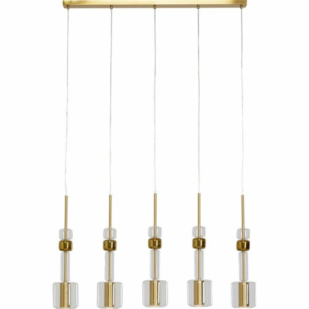 Produse - Pendul Candy Bar 103x13x60 cm, Sticlă Transparentă și Accente Aurii Auriu - Kare Design