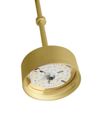 Pendul Capri Disc 3 80x80x273 cm, Sticlă și Aluminiu Anodizat Auriu - Moosee [12]