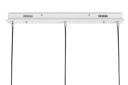Pendul Capri Line 3 120x60x273 cm, Sticlă și Aluminiu Anodizat Auriu, Alb - Moosee [5]