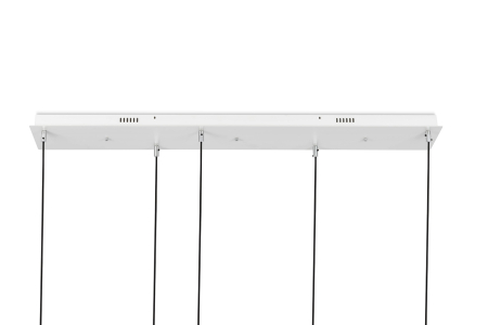 Pendul Capri Line 5 163,5x72x99 cm, Abajururi din Sticlă și Aluminiu Anodizat Auriu - Moosee [3]
