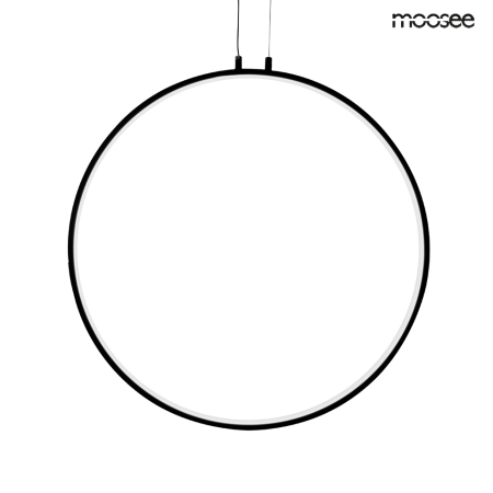 Produse - Pendul Circulo 80x15x250 cm, Metal și Aluminiu Negru - Moosee