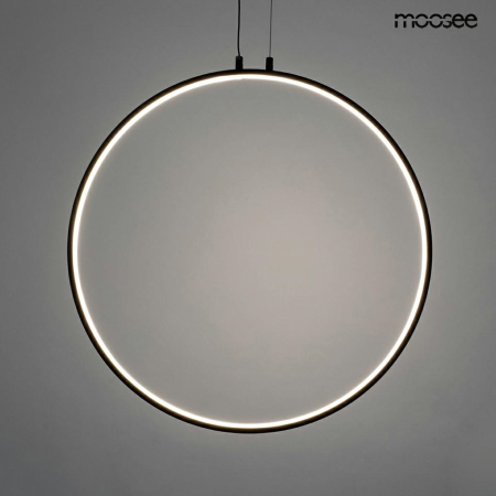 Pendul Circulo 80x15x250 cm, Metal și Aluminiu Negru - Moosee [1]