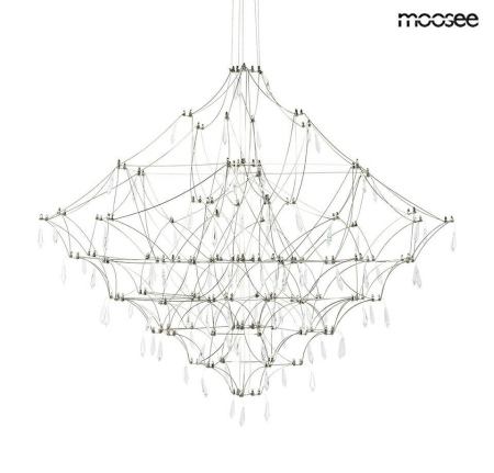 Produse - Pendul Constelation 120x120x350 cm, Oțel Periat - Moosee
