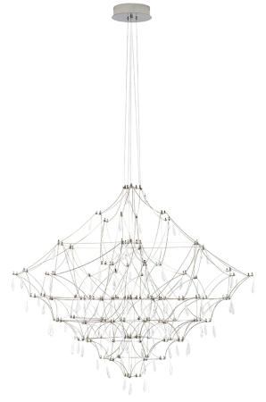 Pendul Constelation 77x77x262 cm, Oțel Satinat - Moosee [1]