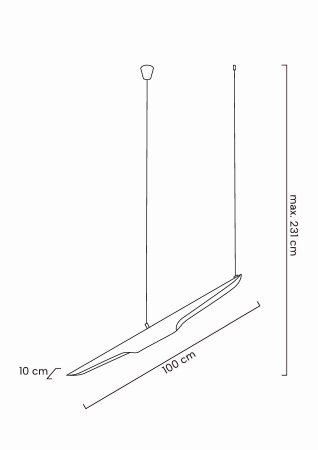 Pendul Conteo 100x100x231 cm, Aluminiu Negru Mat - Moosee [9]