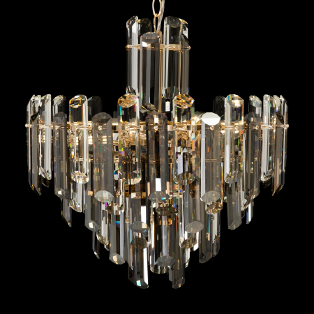 Candelabru Flare DIA200PL-06G, 6xE14, auriu+transparent, IP20, Maytoni [5]