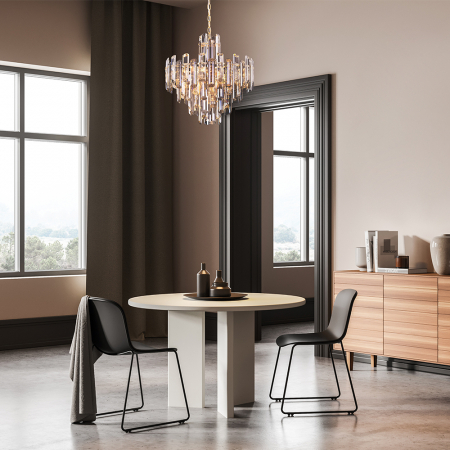 Candelabru Flare DIA200PL-06G, 6xE14, auriu+transparent, IP20, Maytoni [1]