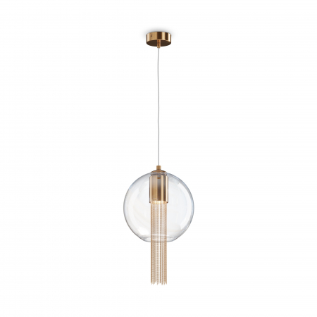 Pendule - Pendul Flusso P095PL-01BZ1, 1xGU10, bronz+transparent, IP20, Maytoni