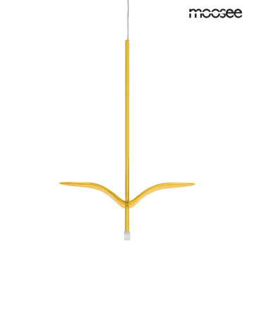 Pendul Gavi A 31x8x280 cm, Oțel și Acril Auriu - Moosee [1]