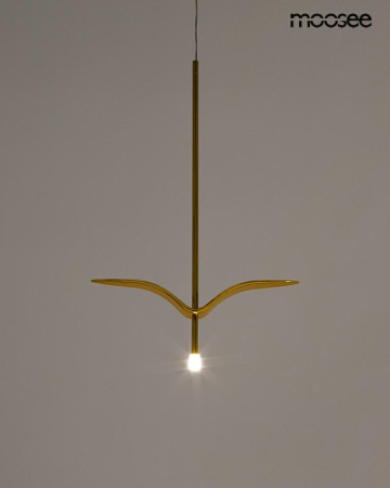 Pendul Gavi A 31x8x280 cm, Oțel și Acril Auriu - Moosee [2]