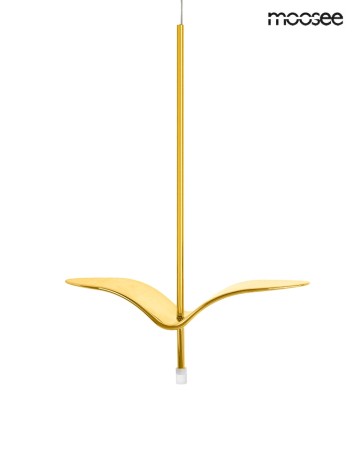 Produse - Pendul Gavi A 31x8x280 cm, Oțel și Acril Auriu - Moosee