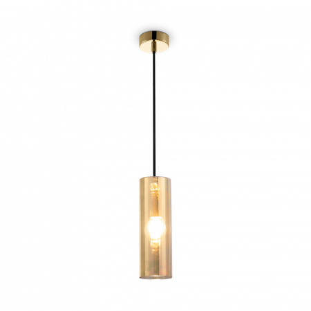 Pendul Gioia P011PL-01G, 1xE14, auriu+ambra, IP20, Maytoni [1]