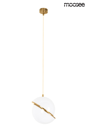 Produse - Pendul Globe 25x25x235 cm, Metal Auriu Periat - Moosee