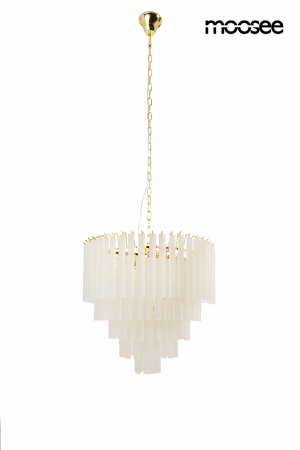 Pendul Gordon 60x60x255,5 cm, Oțel și Sticlă Auriu - Moosee [1]