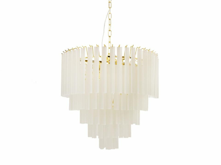 Pendul Gordon 60x60x255,5 cm, Oțel și Sticlă Auriu - Moosee [0]