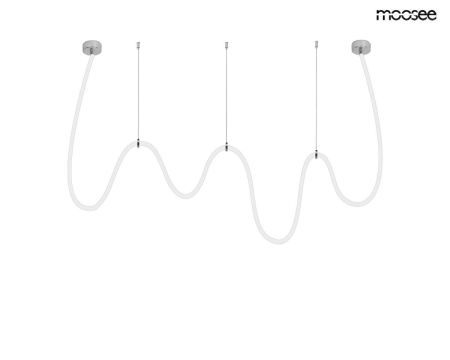 Pendul Lasso 500 100x10x400 cm, Oțel Argintiu - Moosee [5]