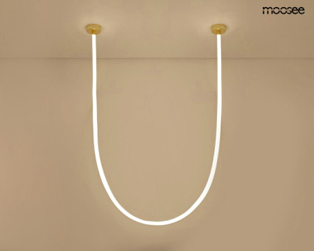 Pendul Lasso 500 100x10x400 cm, Oțel Auriu - Moosee [1]