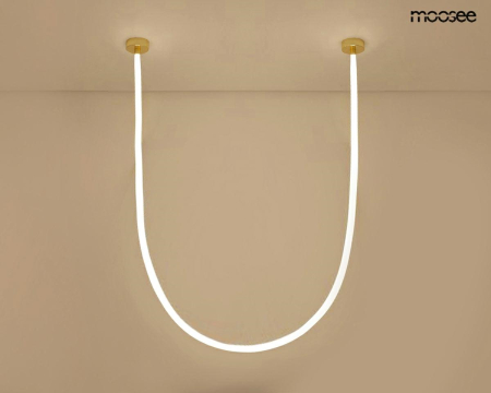 Pendul Lasso 600 200x10x400 cm, Oțel Auriu - Moosee [1]