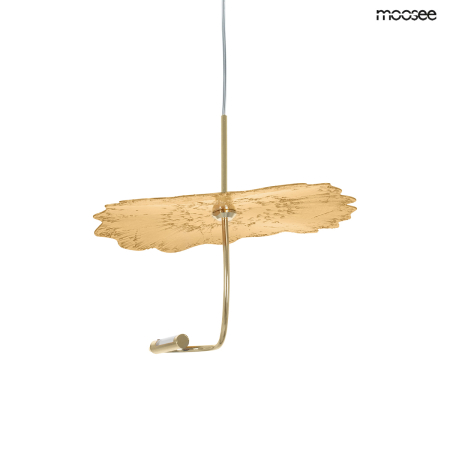 Produse - Pendul Leafs 22x22x220 cm, Oțel Auriu - Moosee