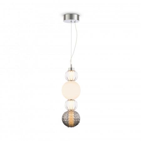 Lustre - Pendul LED Collar P069PL-L17CH3K, 17W, 950lm, lumina calda, IP20, Maytoni