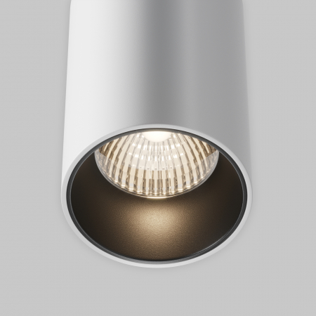Pendul LED Efir P089PL-25W3K-W, 25W, 2180lm, lumina calda, IP20, alb+negru, Maytoni [1]