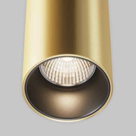 Pendul LED Efir P089PL-33W3K-MG, 33W, 2730lm, lumina calda, IP20, auriu+negru, IP20, Maytoni [1]