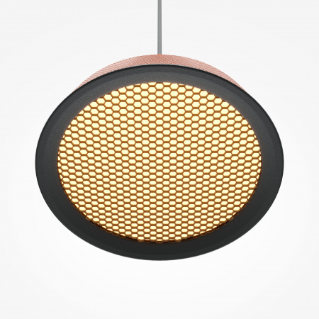 Pendul LED Ei MOD041PL-L15TR3K, 12W, 650lm, lumina calda, IP20, negru, Maytoni [1]