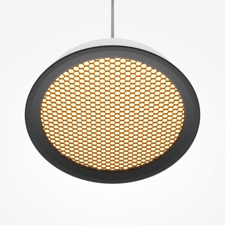 Pendul LED Ei MOD041PL-L15WG3K, 12W, 650lm, lumina calda, IP20, alb+auriu, Maytoni [1]