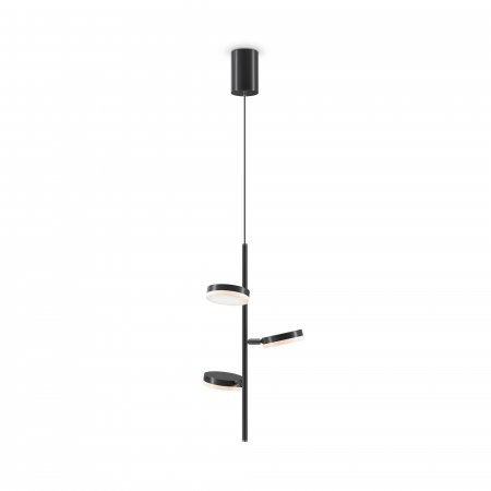 Produse - Pendul LED Fad MOD070PL-L18B3K, 18W, 1800lm, lumina calda, IP20, negru, Maytoni