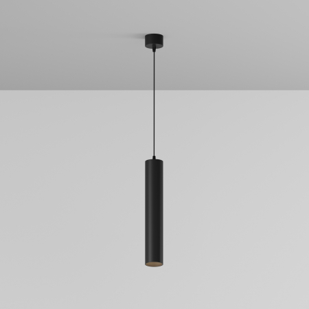 Promotii - Pendul LED Focus P072PL-L12B4K-1, 12W, 900lm, lumina calda, IP20, negru, Maytoni