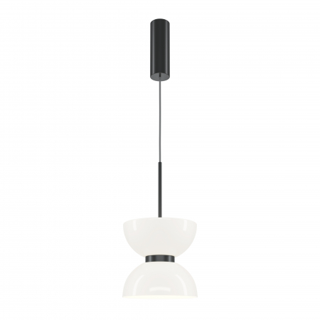 Pendule - Pendul LED Kyoto MOD178PL-L11B3K, 11W, 1300lm, lumina calda, IP20, negru, Maytoni