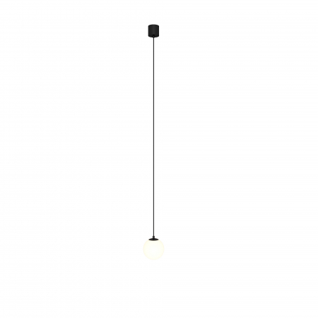 Promotii - Pendul LED Luna P039PL-5W3K-10-B, 5W, 300lm, lumina calda, IP20, negru+alb, Maytoni
