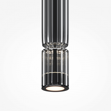 Pendul LED Ordo MOD272PL-L12B3K1, 8W, 920lm, lumina calda, IP20, negru+fumuriu, Maytoni [2]