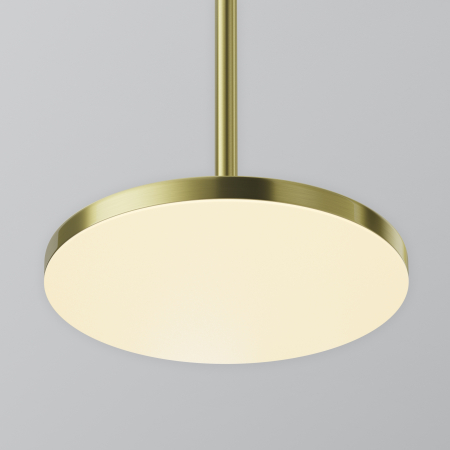 Pendul LED Plato P076PL-L12W3K-BS, 12W, 760lm, lumina calda, IP20, arama+alb, Maytoni [1]