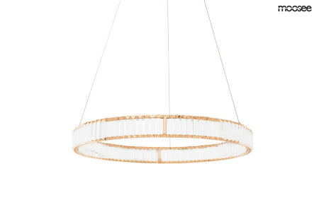 Produse - Pendul Liberty 40 41,5x41,5x257 cm, Sticlă Cristalină Auriu - Moosee