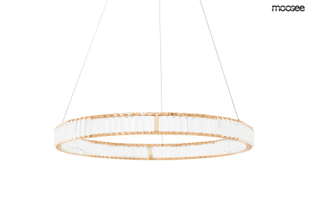 Produse - Pendul Liberty 60 61,5x61,5x257 cm, Sticlă Cristalină Auriu - Moosee