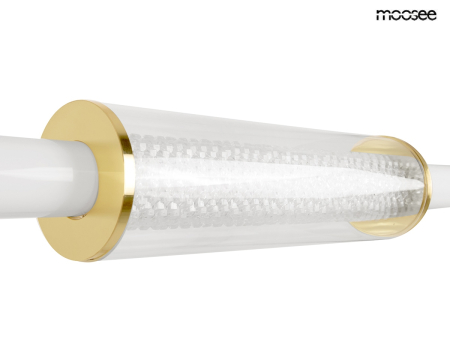 Pendul Libra 85x8,5x8,5 cm, Metal și Sticlă Auriu - Moosee [3]