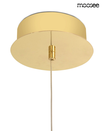 Pendul Libra 85x8,5x8,5 cm, Metal și Sticlă Auriu - Moosee [5]