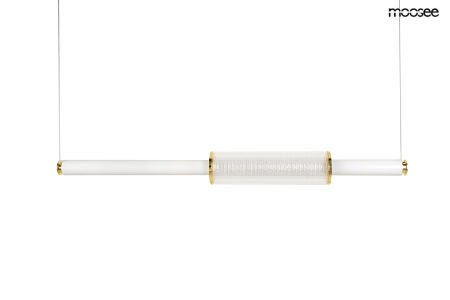 Pendul Libra 85x8,5x8,5 cm, Metal și Sticlă Auriu - Moosee [0]