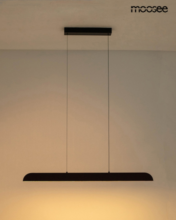 Pendul Linea 121x8x200 cm, Piele Maro - Moosee [1]