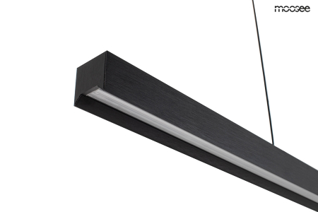 Pendul Liner 113,5x6x175 cm, Oțel și Acril Negru - Moosee [4]