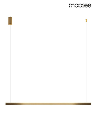 Produse - Pendul Linus 100x6x195 cm, Auriu - Moosee